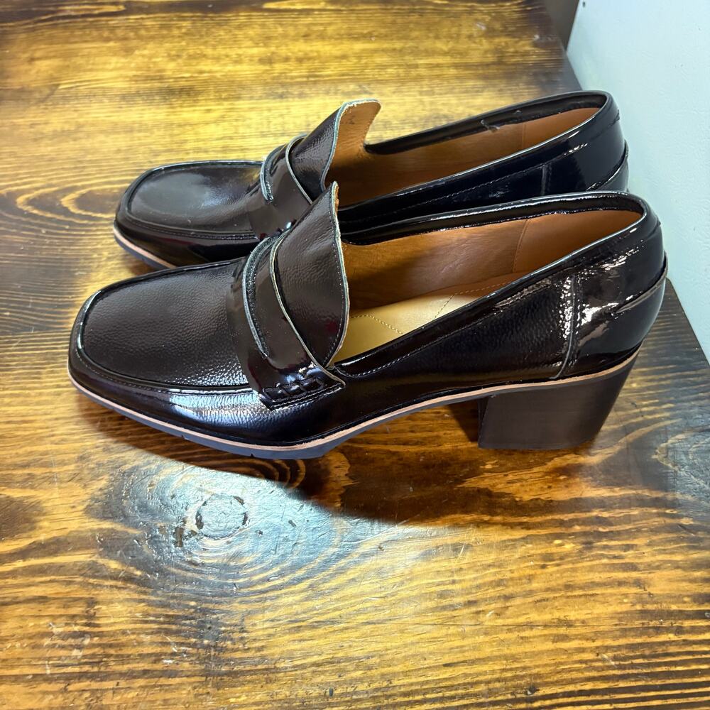 NYDJ Black Heeled‎ Loafers Size 10